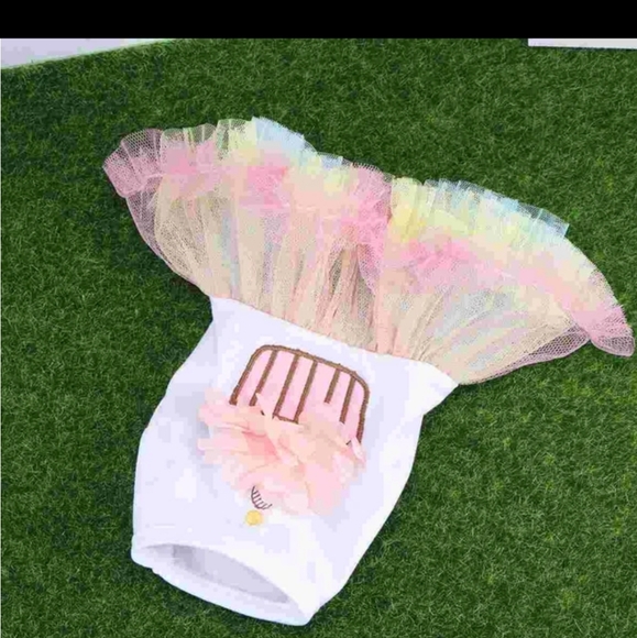 Pet Puppy Birthday Cake Tutu - Picture 4 of 5
